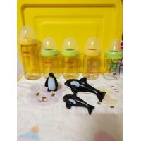 ราคา ขวดนม Pigeon ขวดนมพีเจ้นสีชา ขวดนมBeanstalk สภาพดี380รวมส่งค่ะ (มือสอง) (360835532)