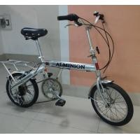 ราคา จักรยานพับ เฟรมอัลลอย สีบรอนด์เงาคล้ายสแตนเลส พับได้ที่คอ ขนาดกะทัดรัด น้ำหนักเบา เกียร์ ชิมาโน 6 สปีด วงล้อ16 นี้ว รถสวย สภาพดี คุณภาพดี แข (มือสอง) (123240910)
