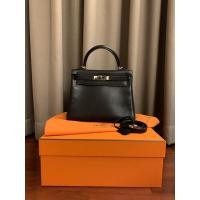 ราคา กระเป๋า Hermes Kelly 28 สีดำ (มือสอง) (360824547)