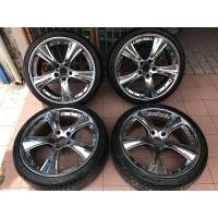 ราคา ล้อเเท้ญี่ปุ่น20กว้าง8.5ออฟ35 5รู127สีเดิมยางติดมาเเถมไปชุด12000 (มือสอง) (356684986)