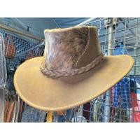 ราคา หมวกคาวบอย หนังวัวแต่งด้วยหนังวัวลองฮอร์น (มือหนึ่ง) (360827006)