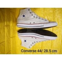 ราคา รองเท้าผ้าใบหุ้มข้อ Converse All Star สีขาว size 44 ยาว 28.5 cm (มือสอง) (360821123)
