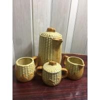 ราคา ขายชุดกาแฟงานกระเบื้อง (มือสอง) (360822508)