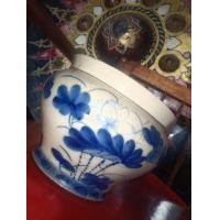 ราคา กระโถน เก่าลายครามโบราณ(ก.8นิ้ว) (มือสอง) (360821108)