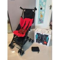 ราคา Pockit+ GB รถเข็นเด็ก สภาพดี 92 เปอร์เซนต์ ใช้งานน้อย รุ่นพกพา พับได้ สีแดง (มือสอง) (360824418)