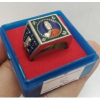 ราคา 8005-แหวนหลวงพ่อรวย รุ่น รวยเพิ่มพูน เนื้ออาปาก้าชุบนิกเกิล ลงยา รุ่นรวยเพิ่มพูน ปี2558 วัดพัฒนา(ดอนกร่าง)รุ่นแรก ขนาดเส้นผ่าศูนย์กลาง 17 มม (มือสอง) (354394739)