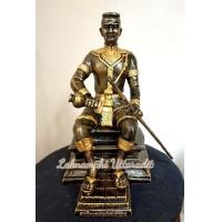 ราคา สมเด็จพระนเรศวรมหาราชแร่เหล็กน้ำพี้ ฐาน 6 นิ้ว (มือหนึ่ง) (352755028)