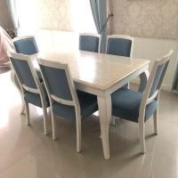 ราคา โต๊ะหินอ่อนกินข้าว 6 ที่นั่ง (มือสอง) (360816015)