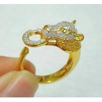 ราคา แหวน Gold แบรนด์ Cartier หัวเสือ (มือสอง) (360809188)