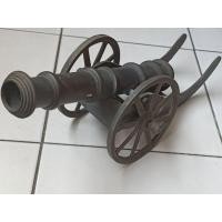 ราคา ปืนใหญ่ทองเหลือง ล้อหมุนได้ งานเก่าต่างประเทศ (มือสอง) (360811669)