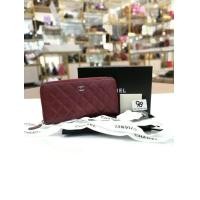 ราคา Used - Chanel Wallet Zippy Classic Long Red (มือสอง) (360806738)
