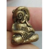 ราคา 8298-รูปหล่อหน้ายันต์หลังกบ เนื้อทองเหลืองเก่า (มือสอง) (355838224)