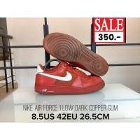 ราคา 8.5US 42EU 26.5CM รองเท้าผ้าใบลำลองไนกี้แอร์ฟอสวันมือสองสภาพดี NO.001 NIKE AIR FORCE 1 LOW DARK COPPER GUM (มือสอง) (360799384)