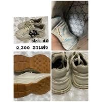 ราคา รองเท้า gucci ของแท้ ไซส์40 (มือสอง) (360798286)