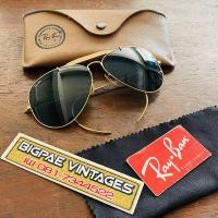 ราคา Vintage 80s Rayban Aviator Outdoorman made in USA 62 mm (มือสอง) (360791379)