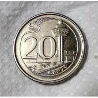 ราคา เหรียญ 20 Cents Singapore ปี 2013  (มือสอง) (360799854)
