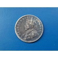 ราคา เหรียญ ONE RUPEE INDIA เนื้อเงิน ปี 1919 น้ำหนัก 11.7 กรัม (มือสอง) (360794433)