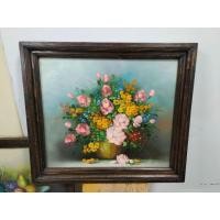 ราคา ภาพวาดเก่า สีน้ำมัน กรอบไม้แท้ (มือสอง) (360805588)