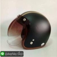 ราคา AVEX หมวกกันน็อควินเทจคลาสสิค ราคาถูก รุ่นLB HIGH สีดำด้านคาดทอง คิ้วน้ำตาล ผ้าน้ำตาล พร้อมชิวBUBBLE สีทูโทน (มือหนึ่ง) (357274821)