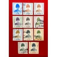 ราคา แสตมป์รัชกาลที่9 ชุดที่8 จำนวน 11 ดวง (มือสอง) (360281595)