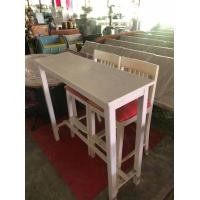 ราคา ชุดโต๊ะเก้าอี้บาร์ ขนาดโต๊ะ 40x20x110cm เก้าอี้ 42x46x110cm (มือสอง) (360779889)
