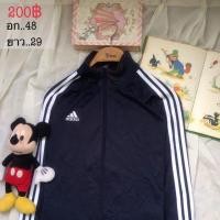 ราคา เสื้อแขนยาว Adidas แท้ ผ้า:วอร์ม(โลโก้ปัก)ตำหนิ:สีเฟตจากแดด-รอยเกี่ยวเล็กน้อย สภาพ 8:10 อก:48 ยาว:29 ราคา:200 บาท(ไม่รวมส่ง)สนใจสอบถามได้ค่ะ (มือสอง) (360787119)