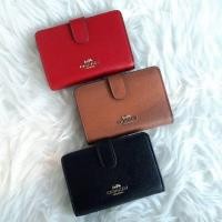 ราคา COACH F11484 MEDIUM CORNER ZIP WALLET (มือหนึ่ง) (360781471)