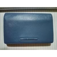 ราคา กระเป๋าสตางหนังแท้สีฟ้า Louis Fontaine (มือสอง) (360786435)