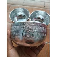 ราคา ขันอลูมิเนียมโค้ก CoCa Cola Trade mark 3 ใบ (มือหนึ่ง) (360789449)