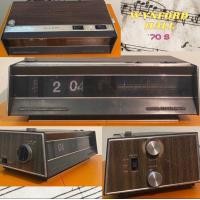 ราคา นาฬิกาวิทยุวินเทจ 1970s Vintage Flip Clock AM FM Radio (มือสอง) (360785227)