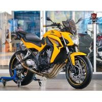 ราคา (สด-ผ่อน)Honda Cb650f ปี2015 สีเหลือง วิ่ง 5000km สภาพใหม่มาก (มือสอง) (360788706)