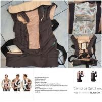 ราคา ส่งต่อเป้อุ้มเด็ก Combi la qpit 3 ways สภาพใหม่มากค่ะ (มือสอง) (360777026)