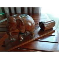 ราคา ไม้แกะสลัก ช้างลากซุง (มือสอง) (360777529)