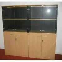 ราคา ตู้เอกสารใส่แฟ้มไม้เมลามีน บนบานเปิดกระจก ล่างบานเปิดทึบ ราคาที่หนึ่งตู้ แล้วแต่นำไปใช้งาน (มือหนึ่ง) (341154237)