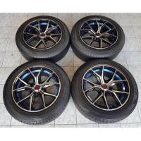 ราคา ขายล้อใหม่ yusta ขอบ 15 สีดำหน้าเงาในน้ำเงิน รัดยางมือสอง 185 60 15 ยาง DUNLOP ปี 17 ราคา ยกชุด 4 ล้อ 8900 (มือหนึ่ง) (360769473)