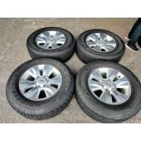 ราคา ล้อแม็กโตโยต้าขอบ17 6รูพร้อมยาง ชุดที่t10 (มือสอง) (359932435)