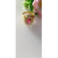 ราคา แหวนทองแท้9kประดับทับทิมแท้เพชรcz (มือสอง) (360766798)