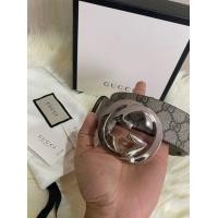 ราคา เข็มขัด GUCCI หัวสีเงิน ไซส์ 38 (มือสอง) (360768121)