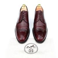 ราคา รองเท้า Hermes wingtip shoes ของแท้ สภาพดีมาก (มือสอง) (360762483)