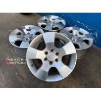 ราคา ล้อแม็ก 6รู114 Nissan Navara ขอบ 16 สีบอร์นปัดเงา (มือสอง) (360315202)