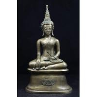 ราคา พระพุทธรูปล้านช้าง ยุคต้น​ ศิลปะอีสาน​ เนื้อ​สัมฤทธิ์​ หน้าตัก​8.5นิ้ว (มือสอง) (359417042)