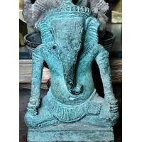 ราคา พระพิฆเนศน์ เนื้อสำริด ศิลปะลพบุรีทรงเครื่อง เก่า หน้าตัก 4 นิ้ว (มือสอง) (360737232)