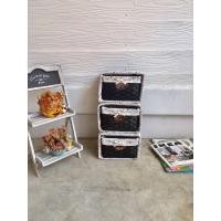 ราคา กล่องสาน ตะกร้าสาน (มือสอง) (360752713)