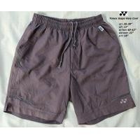 ราคา กางเกงตีแบดขาสั้น Yonex Jaspo Very Cool(Made in Japan) ของแท้-สีเทาดำ ไซส์ M สภาพ 95 (มือสอง) (360739456)