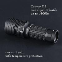 ราคา ไฟฉายพกพา คุณภาพสูง ขนาดกลาง Convoy M3 XHP70.2 LED Up to 4300 LM (มือหนึ่ง) (350666835)