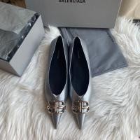 ราคา new Balenciaga metalic leather ballet shoes Size 37 (มือหนึ่ง) (360744182)