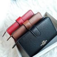 ราคา COACH F11484 MEDIUM CORNER ZIP WALLET (มือหนึ่ง) (360740651)