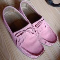 ราคา รองเท้า TAYWIN ผ้าหนังกลับ สีชมพู size 37 (มือสอง) (360760717)