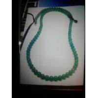 ราคา ขายสร้อยคอหยกพม่าสีเขียวแท้หยกแท้สวยงาม (มือหนึ่ง) (360745966)