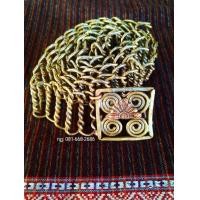 ราคา เข็มขัดคาวบอยลานเนื้อทองเหลือง (มือสอง) (360742305)